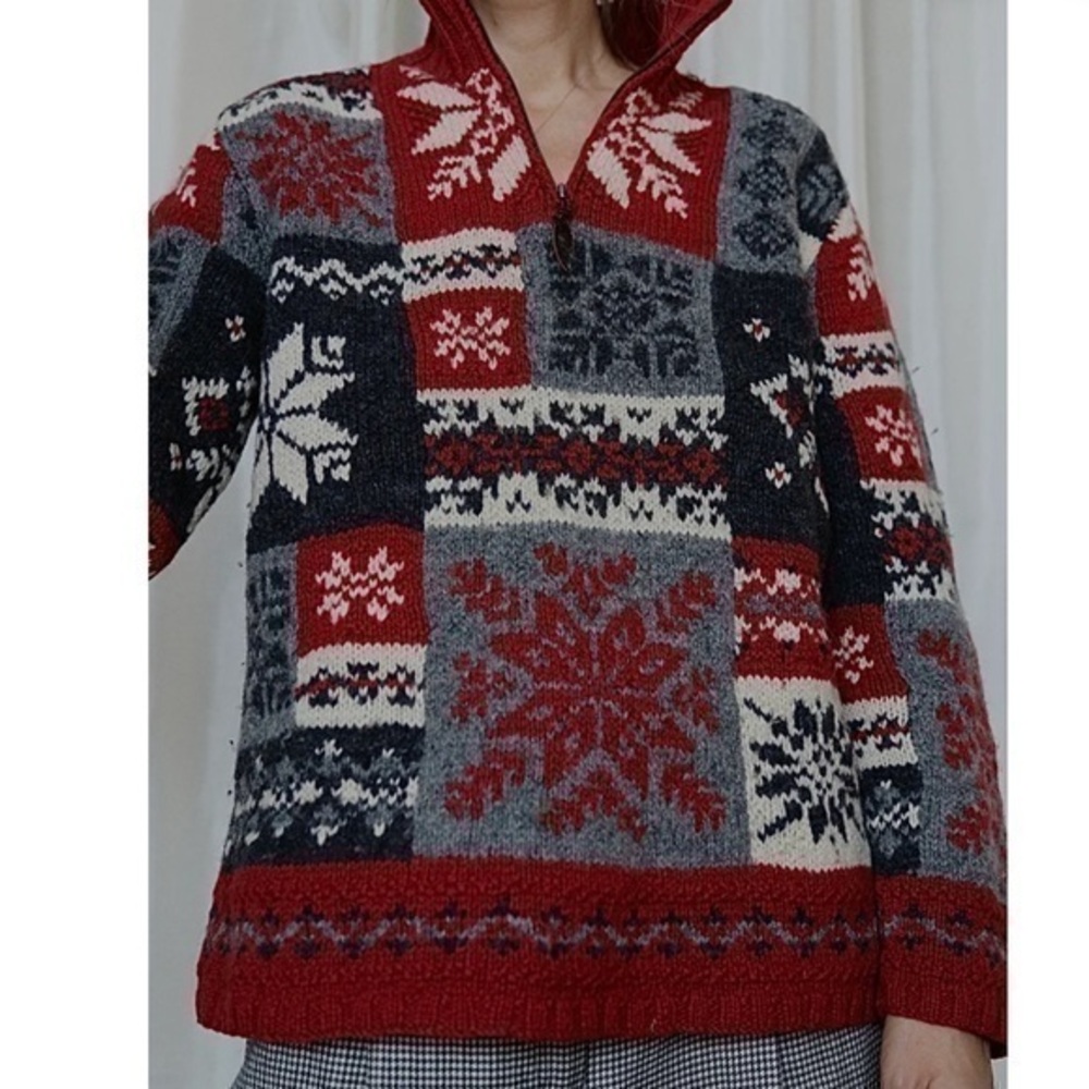 Lauren Ralph Lauren Women’s plus size Christmas Wool Sweater Top Size 1X